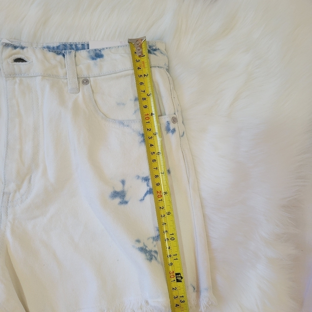Kancan Stylish White and Blue Women's Denim Shorts - Picture 8 of 8